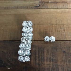 Sparkly Bracelet & Earring Set!